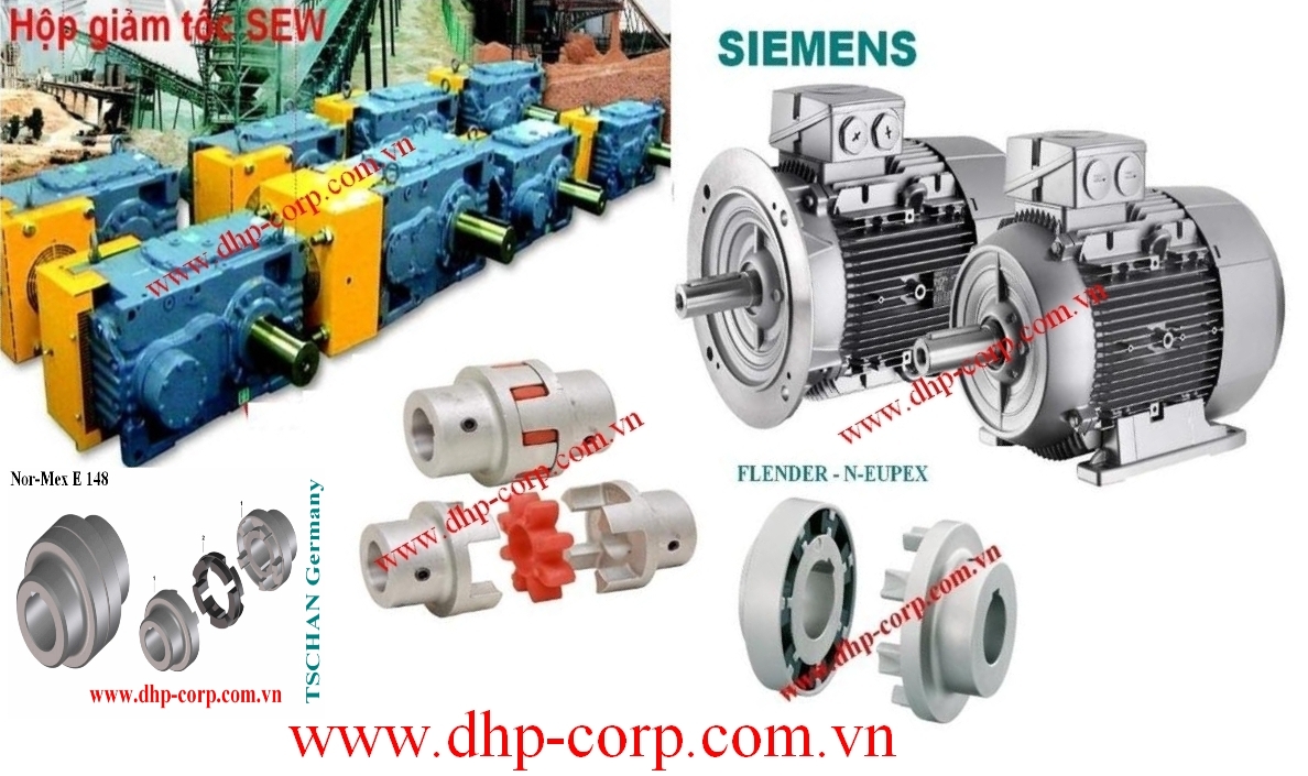 Khớp nối trục động cơ với hộp số SEW, hộp giảm tốc SEW